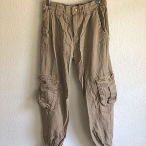 Tan pants fashion nova